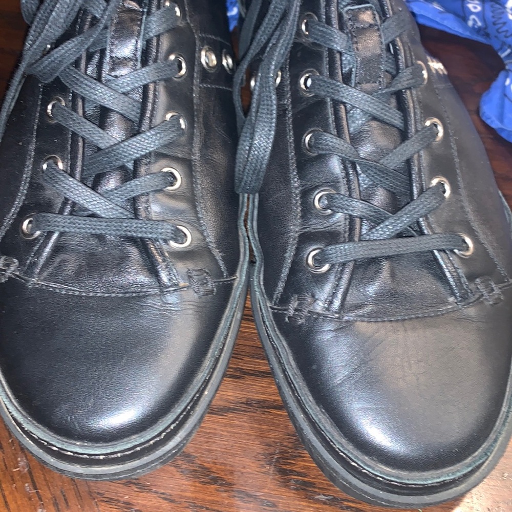 Gucci studded calf skin men’s sneakers size 91/2 men’s - Picture 12 of 15
